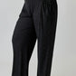 Haute Fox Plus Size Side Drawstring Detail Wide-leg Pants - DAVERRI FASHIONS
