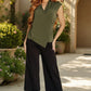 Dear Scarlett Chocolate Wide Leg Crop Pants - DAVERRI FASHIONS