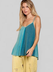 POL Color Block Cami Top Cami Tops