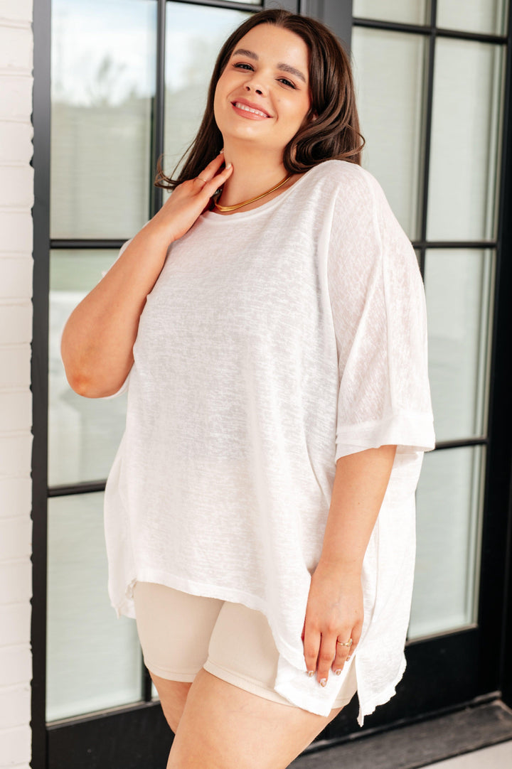 Continue On Oversized Tunic Plus Size Tops