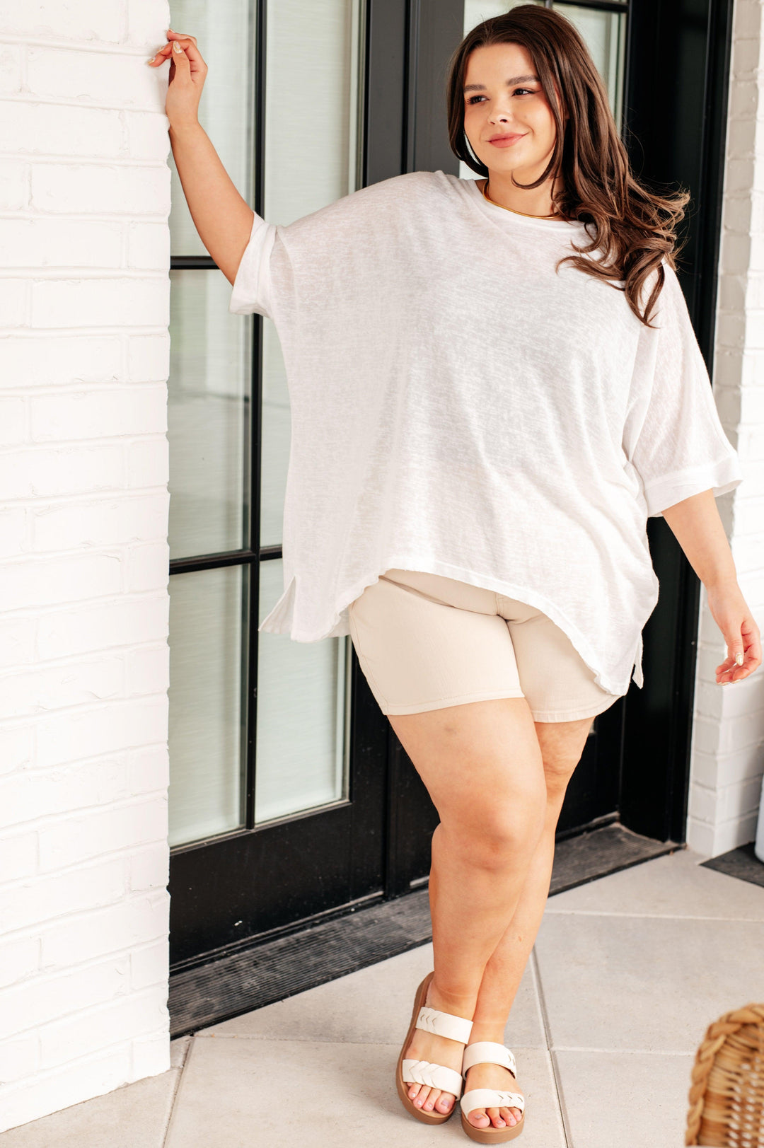 Continue On Oversized Tunic Plus Size Tops