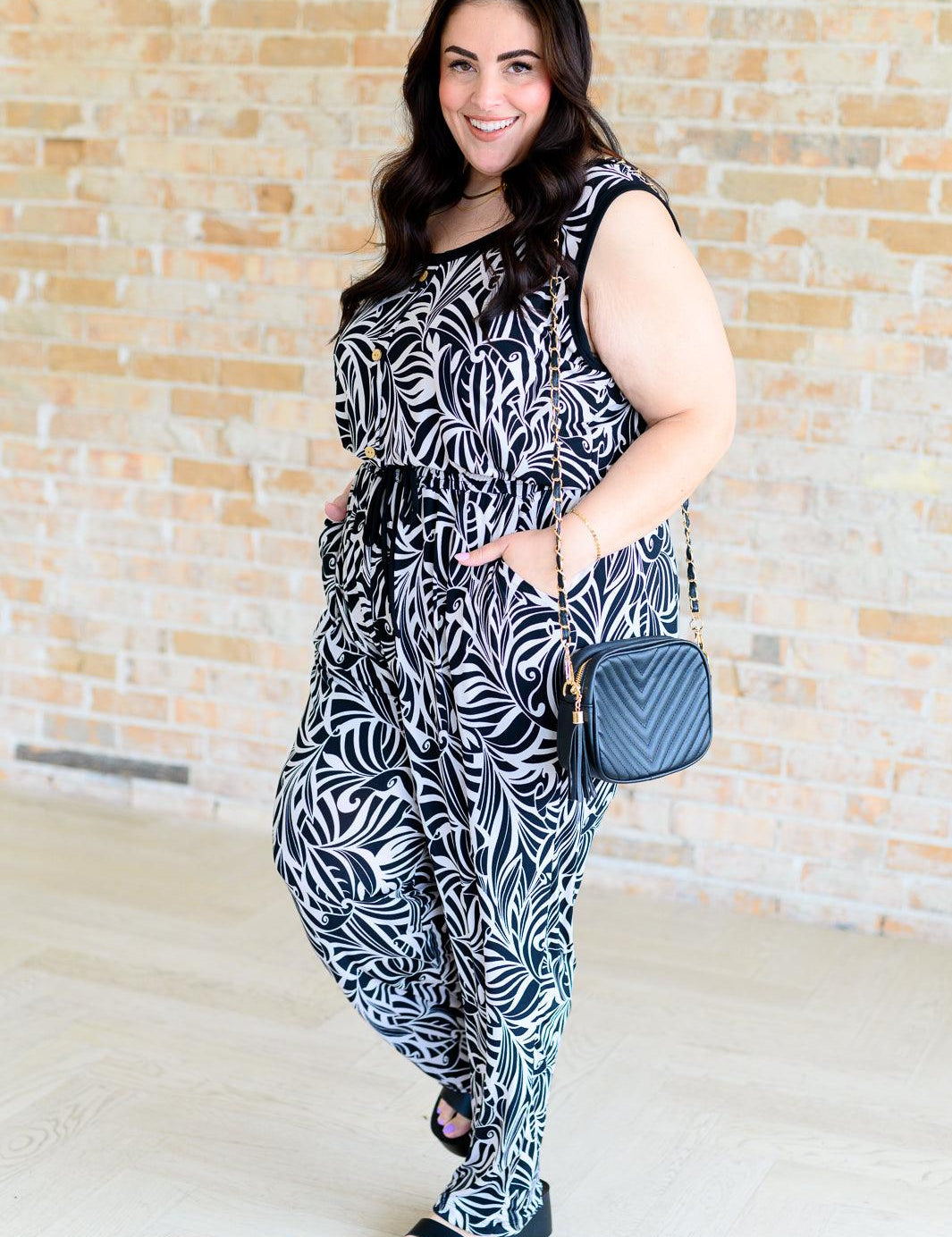 Cool Girl Filigree Jumpsuit Jumpsuit