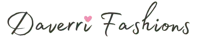Daverri Fashions logo with a heart symbol on a white background