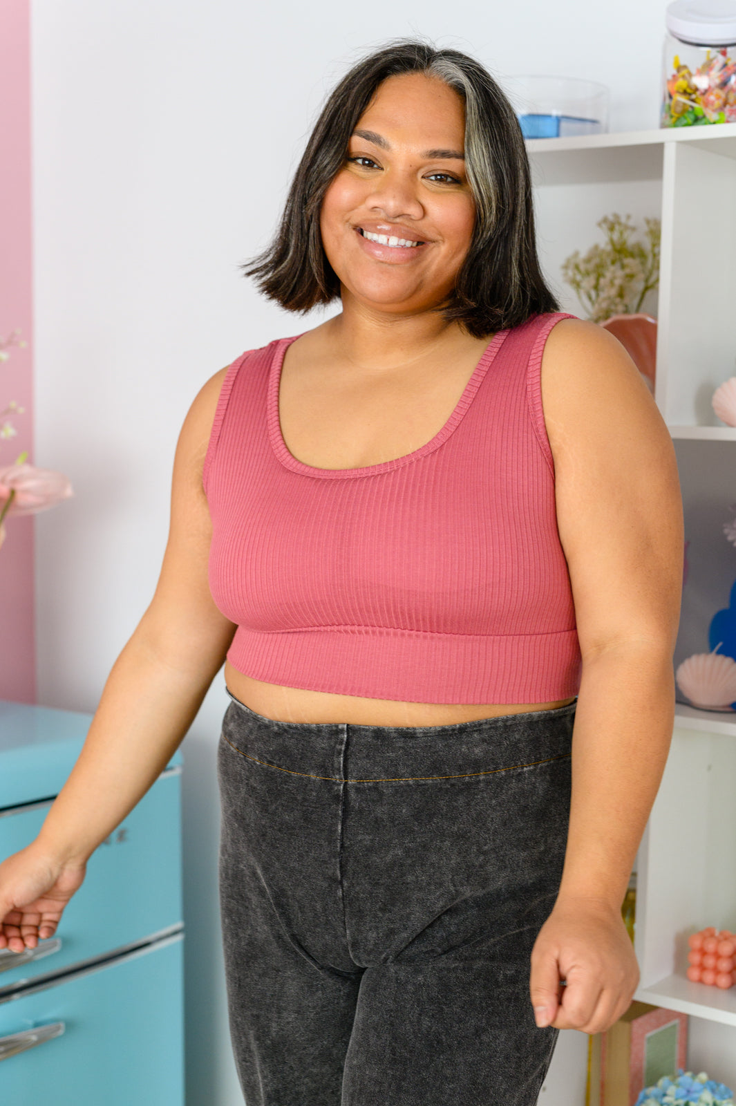 Cutie Pie Bralette in Mauve Tops