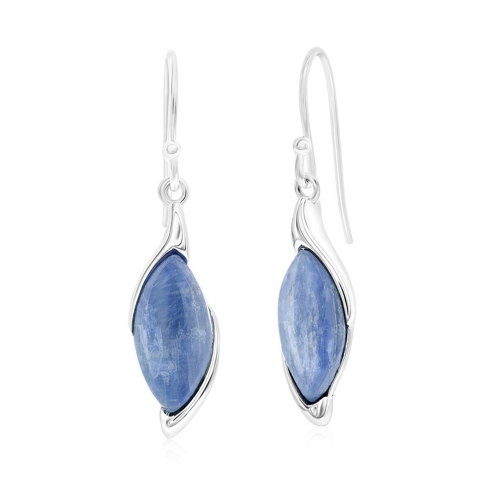 Sterling Silver, Marquise Kyanite Earrings Earrings