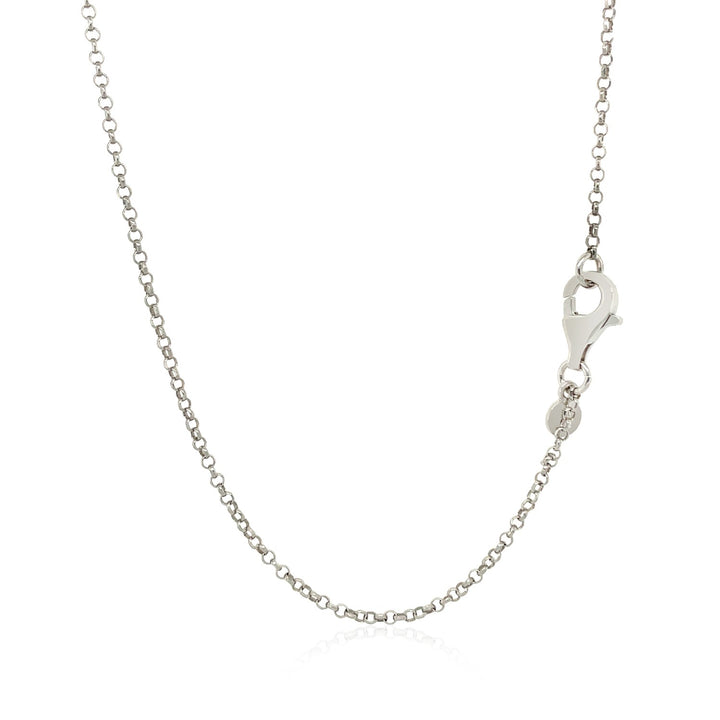 Sterling Silver 24 inch Necklace with Long Polished Bar Pendant Necklaces