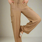 Tan Straight Leg Cargo Pants Cargo Pants