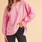 Cotton Mineral Acid Washed Oversized Sweatshirt