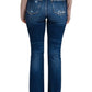 Feeling Empowered Denim Distressed Boot Cut Jeans - DAVERRI FASHIONS