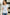 Haptics Ivory/Blue Floral Balloon Sleeve Front Tie Blouse Blouses