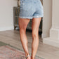 Judy Blue High Rise Distressed Cuffed Cutoff Shorts Denim Shorts
