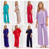 Poncho Tunic Top & Wide Leg Pants Outfit Set Outfit Sets