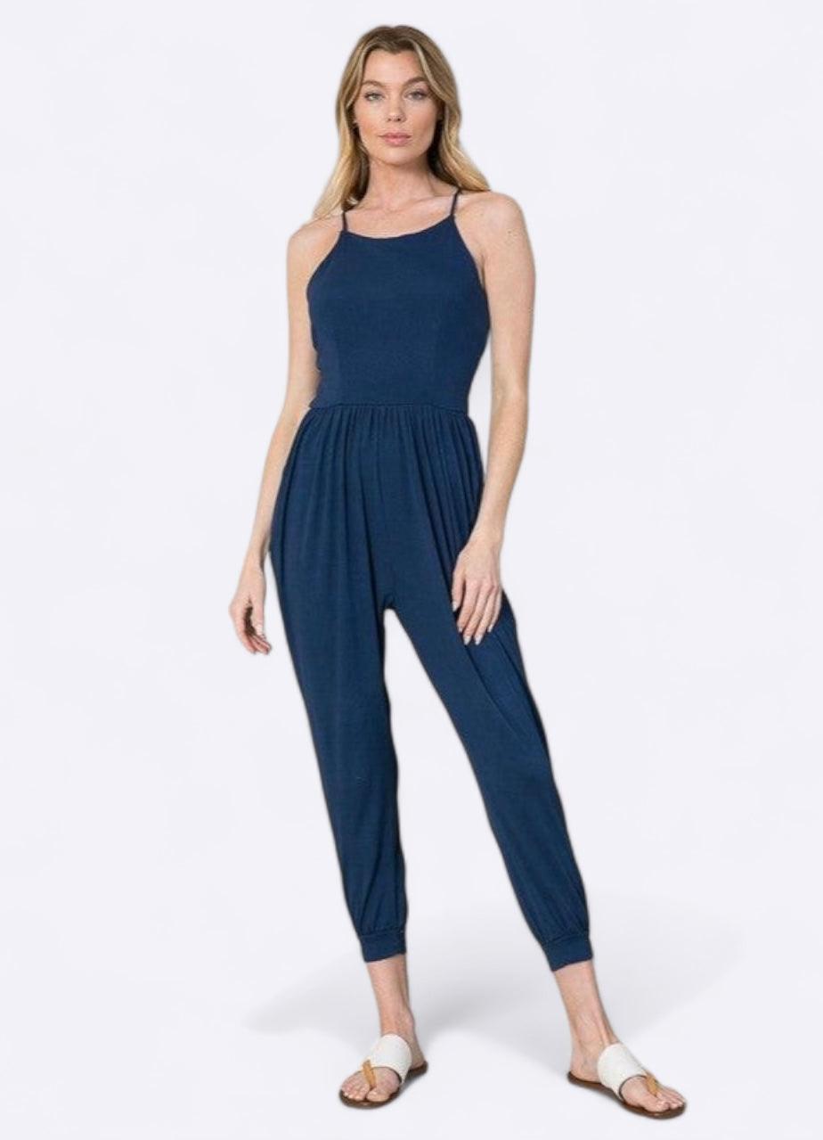 Harem Tie Back Jumpsuit Jumpsuits