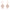 .6 Ct Elegant CZ Rose Gold Plated Disk Earrings Earrings
