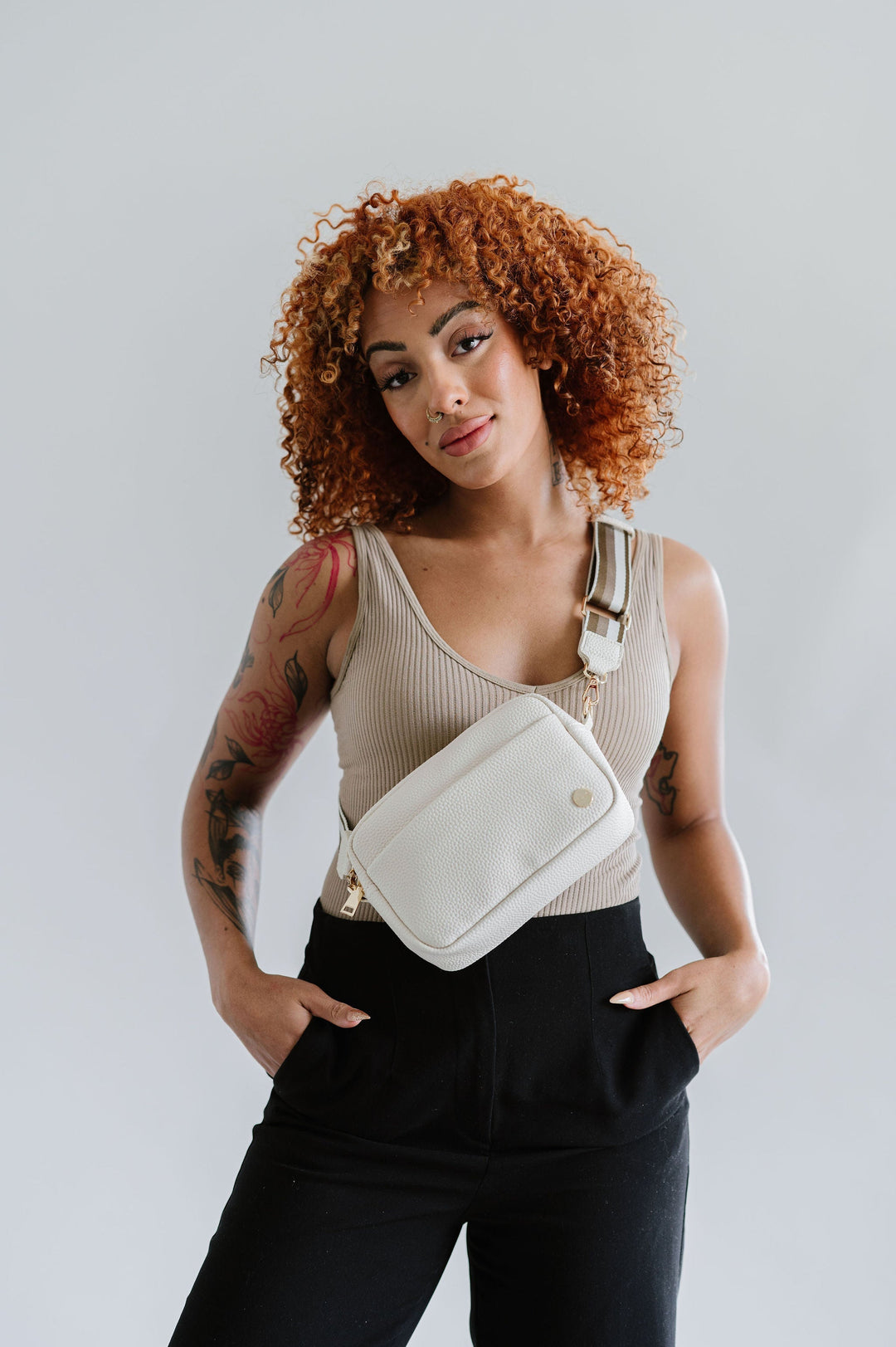 Pebbled Vegan Leather Convertible Crossbody Handbags