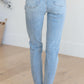 Judy Blue Eloise Mid Rise Control Top Distressed Skinny Jeans Jeans