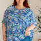 Essential Blouse in Painted Blue Mix Tops