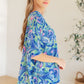 Essential Blouse in Painted Blue Mix Tops