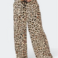 Allover Leopard Print Wide Leg Pants - DAVERRI FASHIONS