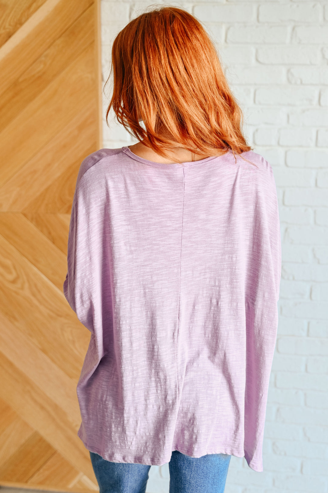 Face It Together Step Hem Pullover Tops