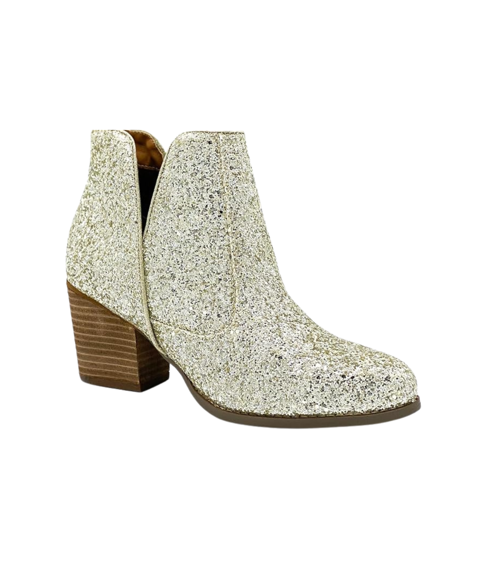 Fiera Booties in Gold Shoes