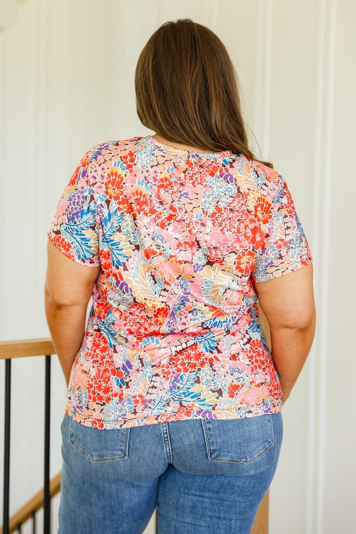 Flowers Everywhere Floral Top Shirts & Tops