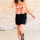 Andree by Unit Embroidered Rust Top Tops