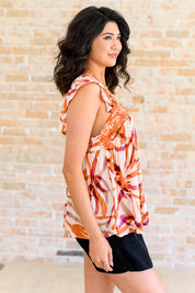 Andree by Unit Embroidered Rust Top | Tops Daverri Fashions