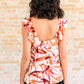 Andree by Unit Embroidered Rust Top Tops