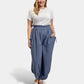 Gigio USA Relaxed Fit Barrel Pant with Side Pockets Plus Size - DAVERRI FASHIONS