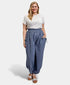 Gigio USA Relaxed Fit Barrel Pant with Side Pockets Plus Size - DAVERRI FASHIONS