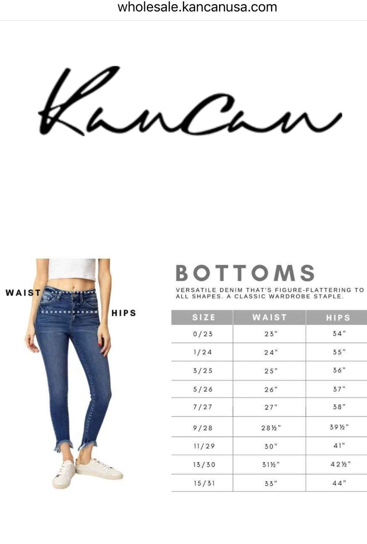 High Rise Slim Kancan Flare Jeans Jeans