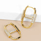 Pavé Mariner Link Hoop Earrings Earrings