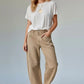 Wide Leg Relaxed Fit Barrel Jeans - DAVERRI FASHIONS