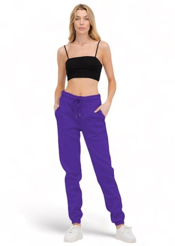 Women’s Boyfriend Jogger Sweatpants PURPLE Loungewear