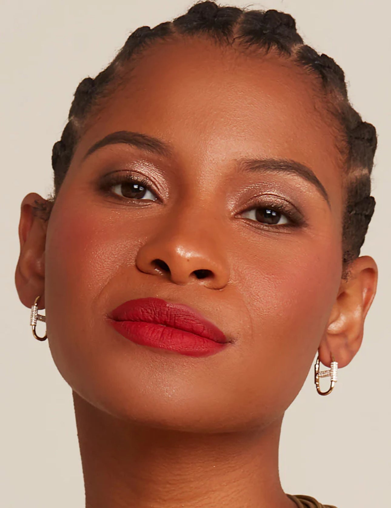 Pavé Mariner Link Hoop Earrings | Earrings Daverri Fashions