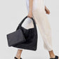 Vegan Leather Woven Hobo Handbags