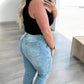 Judy Blue High Rise Patch Pocket Distressed Boyfriend Jeans Jeans