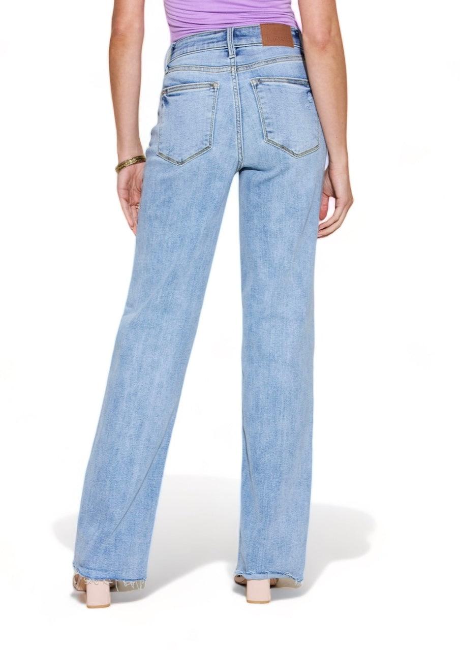 Judy Blue Full Size V Front Waistband Straight Jeans Jeans