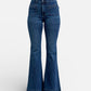Judy Blue High-Waisted Flare Jeans with Front Pockets