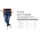 Plus High Rise Double Fray Hem Flare Jeans Jeans