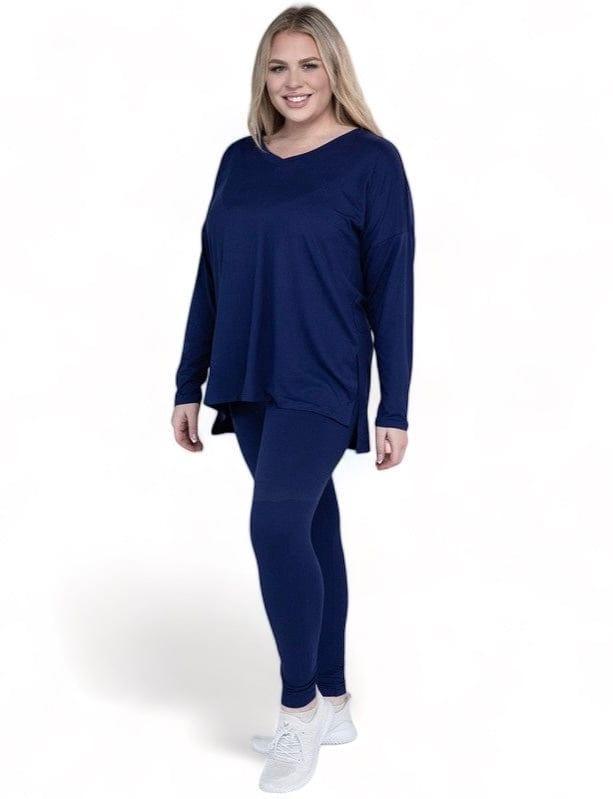 Zenana Plus Size Buttery Soft Loungewear Set Pants Sets
