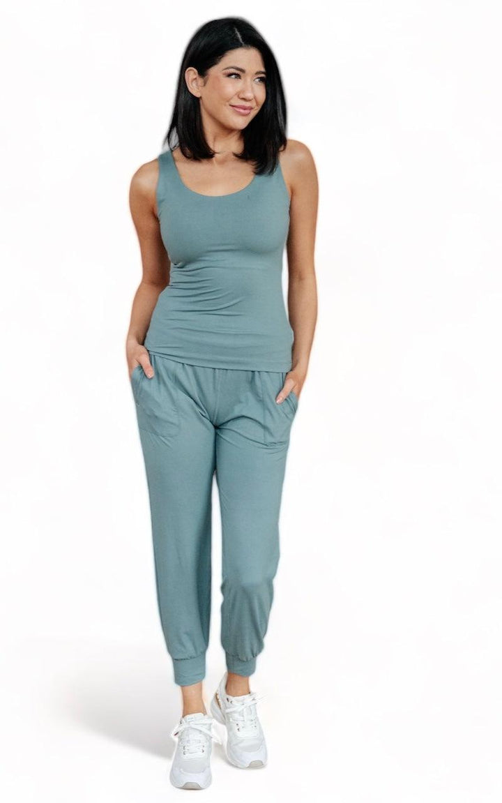 Buttery Soft High Rise Joggers Small Sage Loungewear