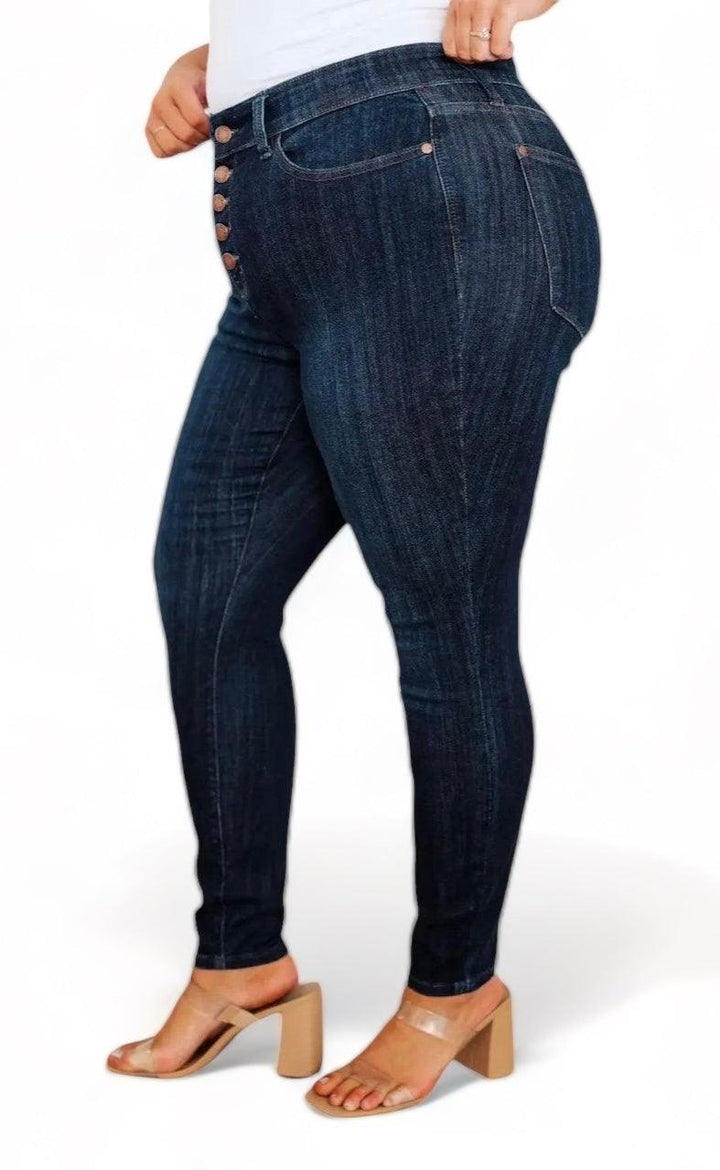 Plus Size High Rise Judy Blue Skinny Jeans Jeans