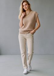 Knit Sweater Vest | Sweater Vests Daverri Fashions