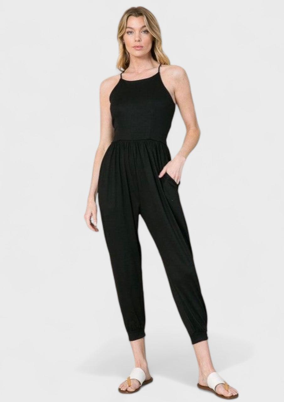 Harem Tie Back Jumpsuit Jumpsuits