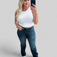Muriel Mid Rise Control Top Classic Straight Jeans Jeans