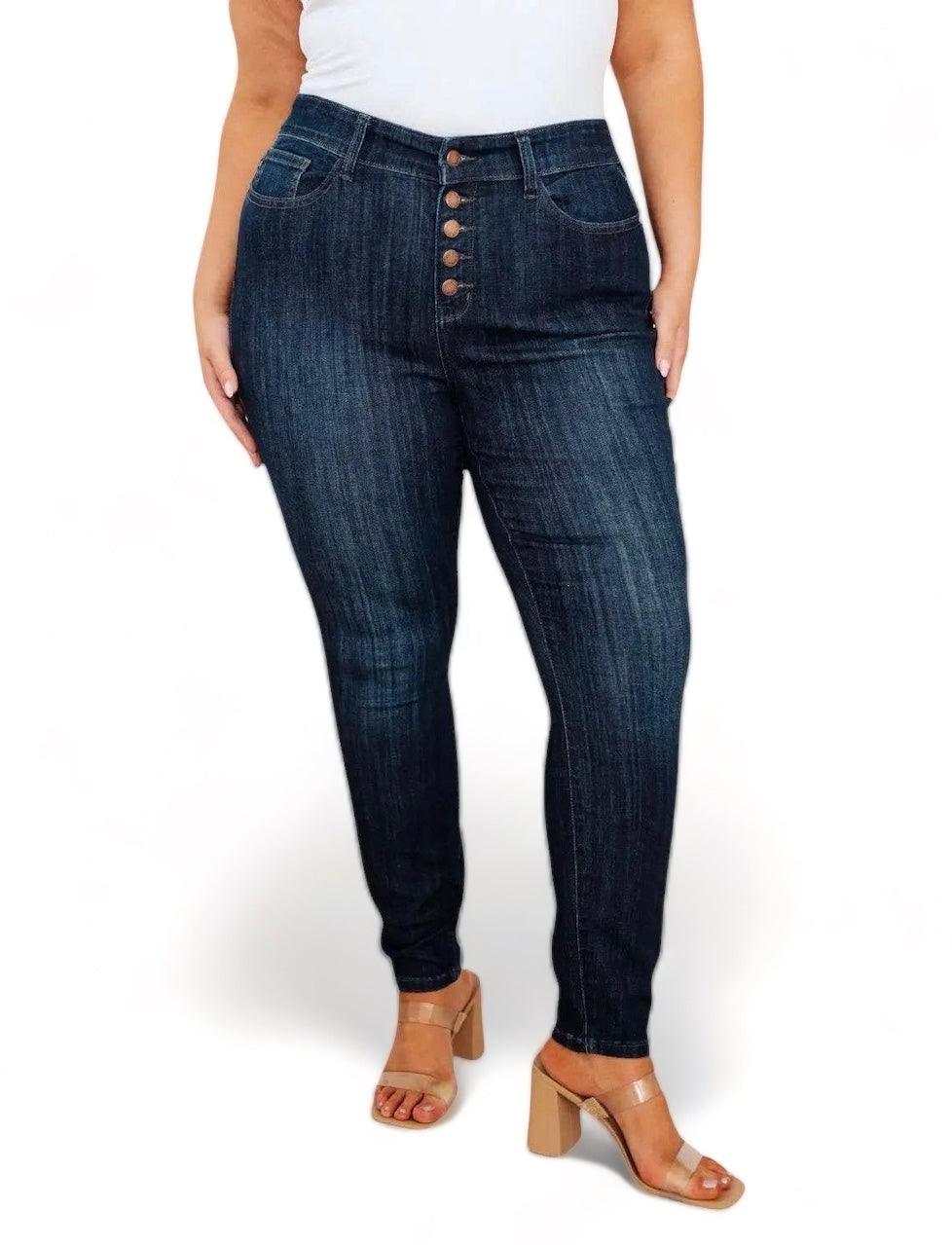 Plus Size High Rise Judy Blue Skinny Jeans Jeans