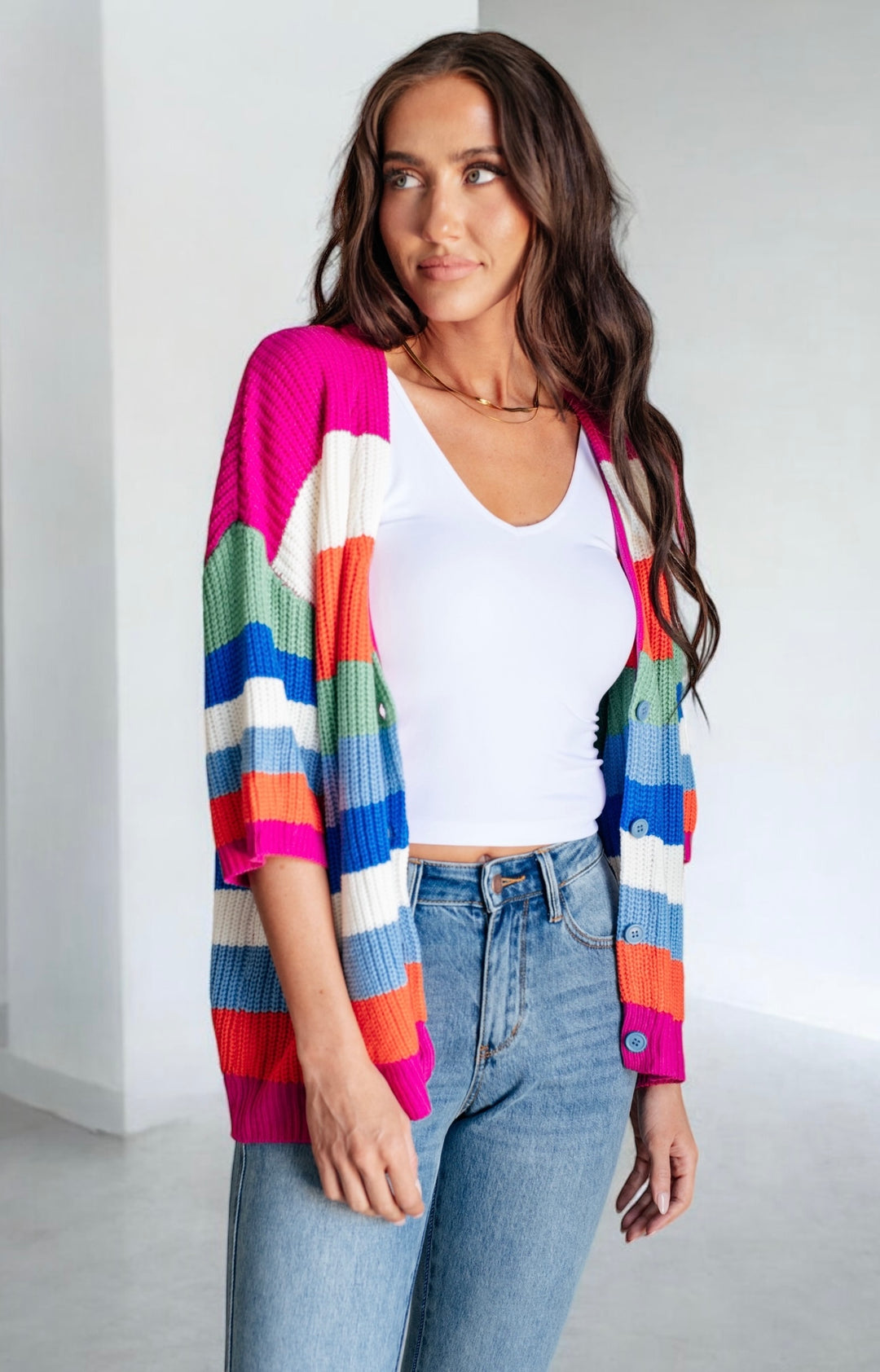 Bold Flirt Button Down Cardigan Tops