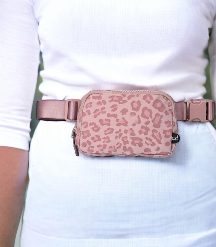 CC Leopard Pattern Belt Bag Fanny Pack